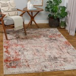 Surya Ankara Rug 5'2" X 7' Brick Red