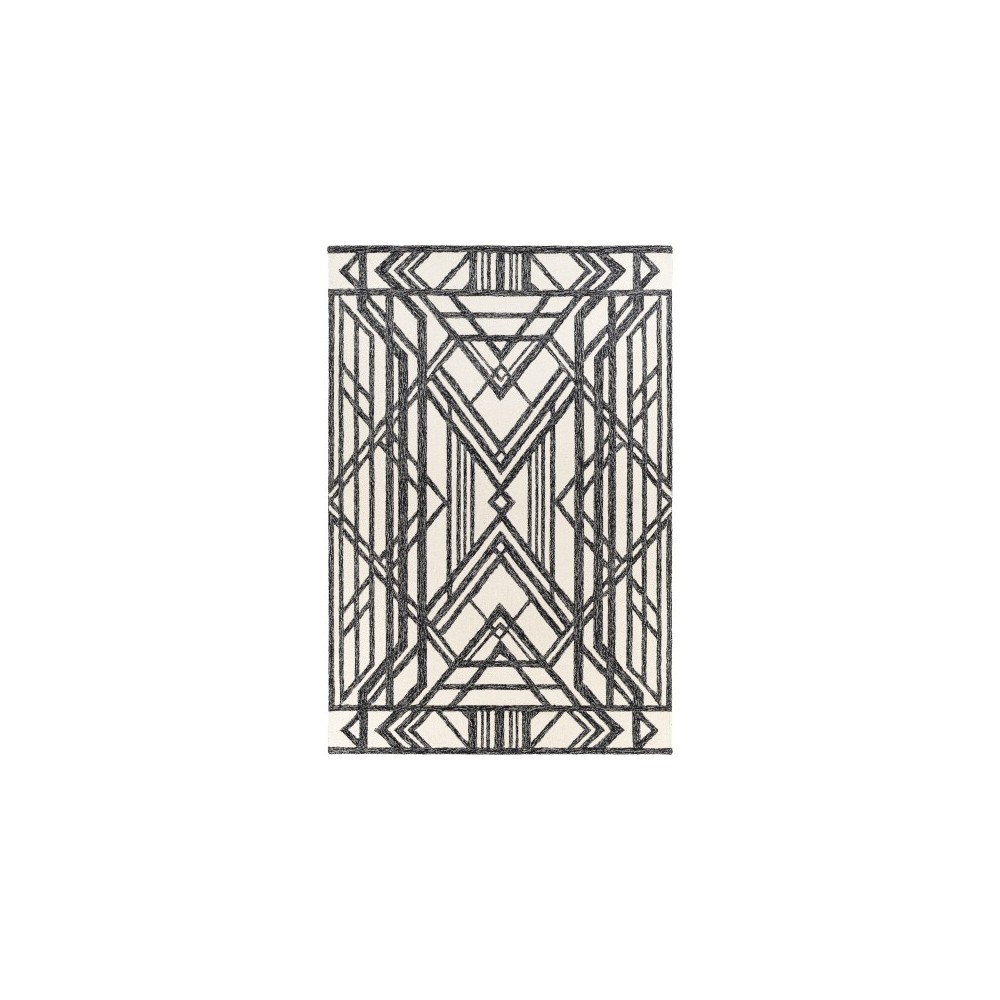 Surya Arsenal Rug 6' X 9' Black Surya Arsenal Rug 6' X 9' Black