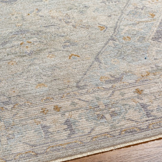 Surya Avant Garde Medium Gray, Charcoal Rug 6'7" Round