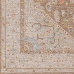 Surya Avant Garde Rug 2'7" X 10' In Medium Gray, Dark Brown