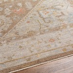 Surya Avant Garde Rug 7'10" Round In Medium Gray, Dark Brown