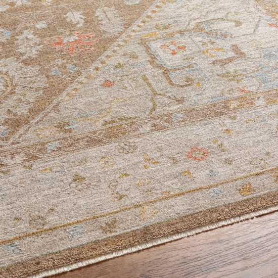 Surya Avant Garde Rug 7'10" Round In Medium Gray, Dark Brown