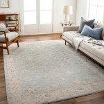 Surya Avant Garde Rug 2'7" X 10' - Medium Gray, Taupe