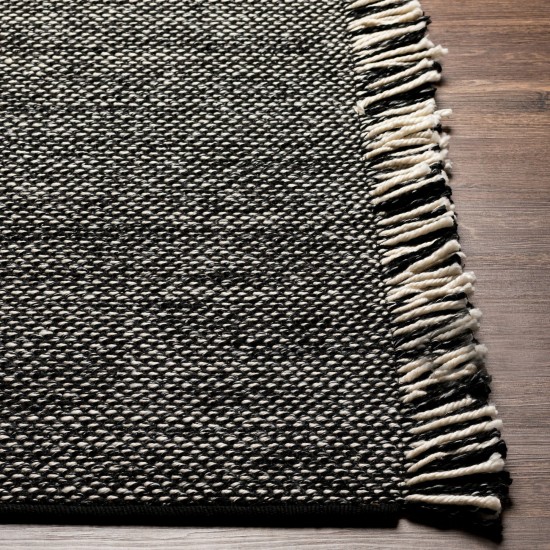 Surya Azalea Rug 2'6" X 8' (Black)