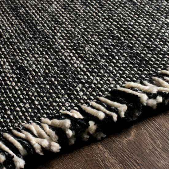 Surya Azalea Rug 2'6" X 8' (Black)