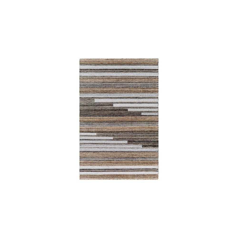 Surya Azalea Black Rug 5' X 7'6" Surya Azalea Black Rug 5' X 7'6"