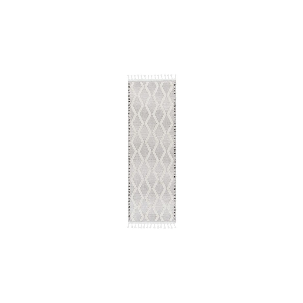 Surya Azilal Gray Rug 2'7" X 7'3" Surya Azilal Gray Rug 2'7" X 7'3"
