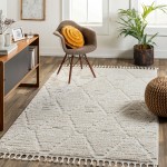 Surya Azilal Azi-2318 Ivory Rug 6'7" X 9'