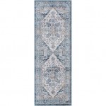 Surya Babel Light Blue Rug 2'7" X 7'3"