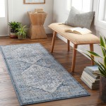 Surya Babel Light Blue Rug 2'7" X 7'3"