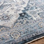 Surya Babel Light Blue Rug 2'7" X 7'3"