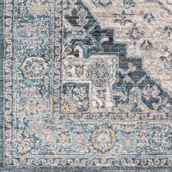 Surya Babel Light Blue Rug 2'7" X 7'3"