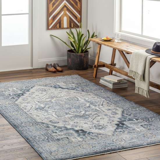 Surya Babel Light Blue Rug 5'3" X 7'10"