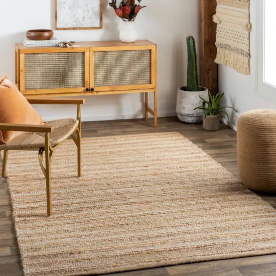 Surya Bali Tan Rug 6' X 9'