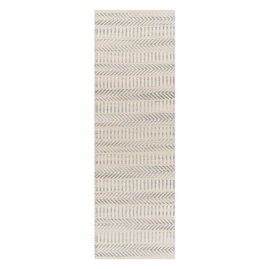 Surya Bali Charcoal Rug 2'6" X 8'