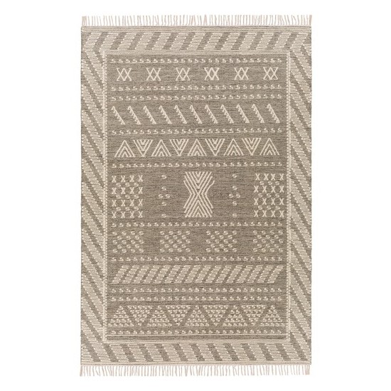 Surya Bedouin Rug 2' X 3' - Medium Gray, Black