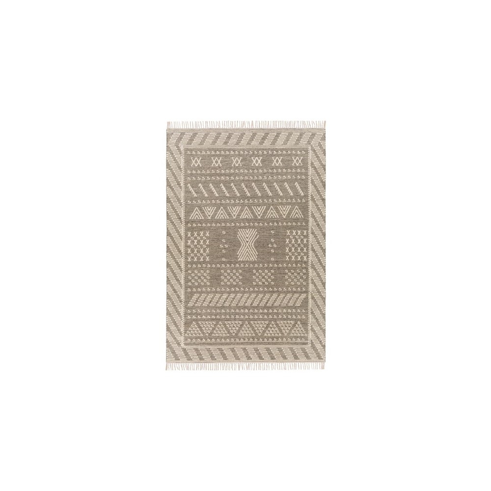 Surya Bedouin Rug 3' X 5' - Medium Gray, Black Surya Bedouin Rug 3' X 5' - Medium Gray, Black