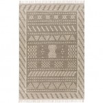 Surya Bedouin Rug 6' X 9' - Medium Gray, Black