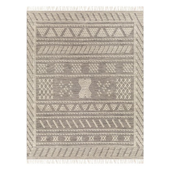 Surya Bedouin Rug 8' X 10' - Medium Gray, Black