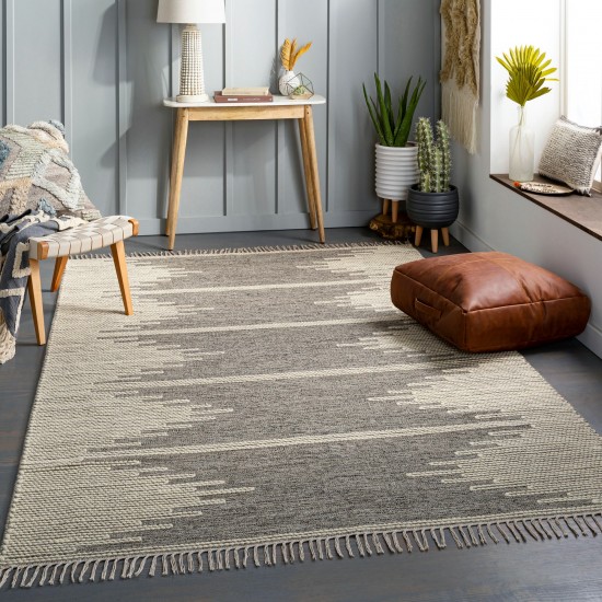 Surya Bedouin Medium Gray Rug 3' X 5'