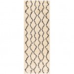 Surya Beni Shag Rug 2'7" X 7'3" Black