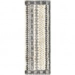 Surya Beni Shag Rug 2'7" X 7'3" In Black