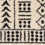 Surya Beni Shag Rug 2'7" X 7'3" In Black