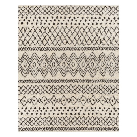 Surya Beni Shag Rug 7'10" X 10' (Black, Cream)