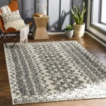 Surya Beni Shag Bsh-2317 Black Rug 5'3" X 7'