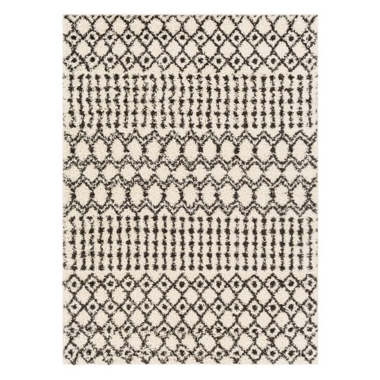 Surya Beni Shag Bsh-2319 Black Rug 5'3" X 7'