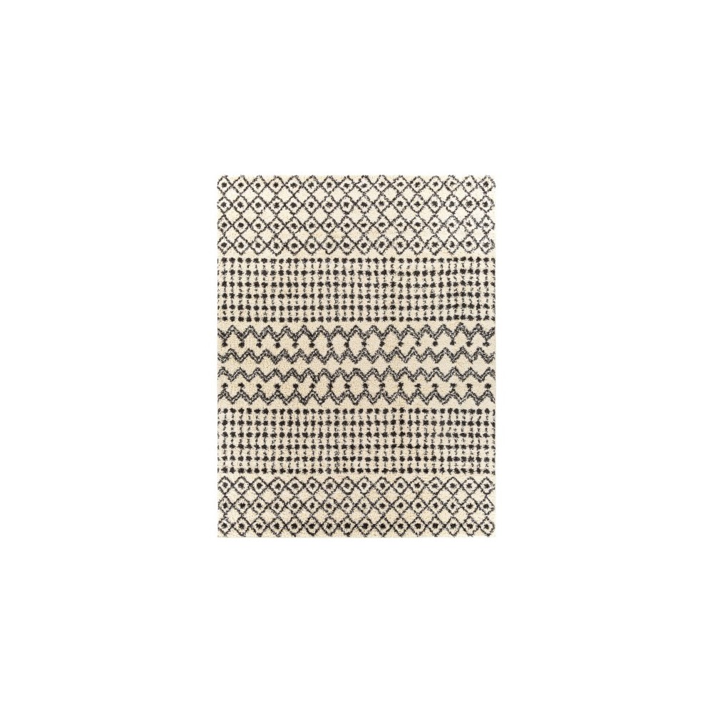 Surya Beni Shag Bsh-2319 Black Rug 7'10" X 10' Surya Beni Shag Bsh-2319 Black Rug 7'10" X 10'
