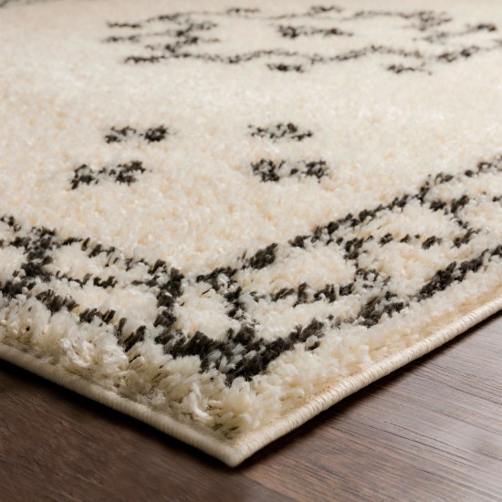 Surya Beni Shag Bsh-2320 Black Rug 5'3" X 7'