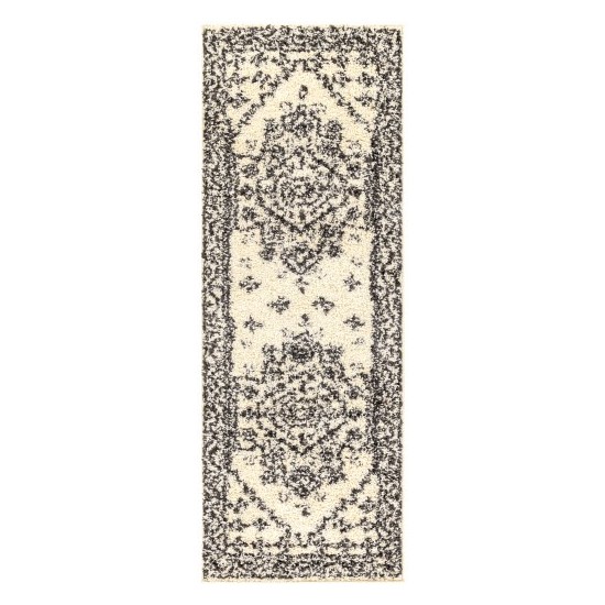 Surya Beni Shag Bsh-2321 Black Rug 2'7" X 7'3"