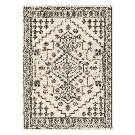 Surya Beni Shag Bsh-2321 Black Rug 5'3" X 7'