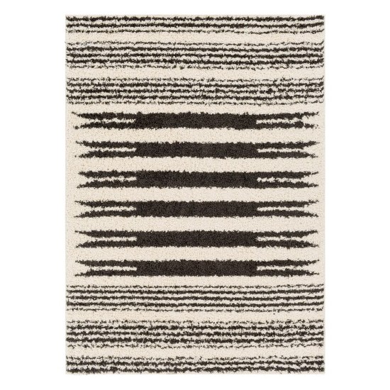 Surya Beni Shag Bsh-2322 Black Rug 5'3" X 7'