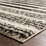 Surya Beni Shag Bsh-2322 Black Rug 5'3" X 7'