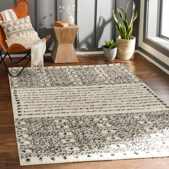 Surya Beni Shag Bsh-2324 Black Rug 5'3" X 7'