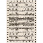 Surya Beni Shag Bsh-2325 Black Rug 5'3" X 7'