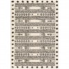 Surya Beni Shag Bsh-2325 Black Rug 5'3" X 7'