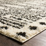 Surya Beni Shag Bsh-2325 Black Rug 5'3" X 7'