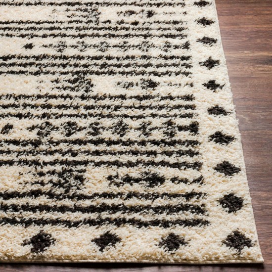 Surya Beni Shag Bsh-2325 Black Rug 6'7" X 9'