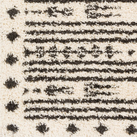 Surya Beni Shag Bsh-2325 Black Rug 6'7" X 9'