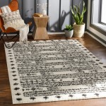 Surya Beni Shag Bsh-2325 Black Rug 7'10" X 10'