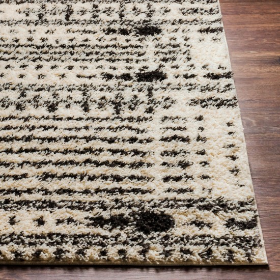 Surya Beni Shag Bsh-2326 Black Rug 5'3" X 7'