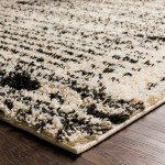Surya Beni Shag Bsh-2326 Black Rug 5'3" X 7'