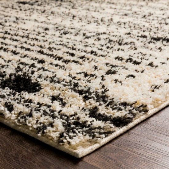 Surya Beni Shag Bsh-2326 Black Rug 5'3" X 7'