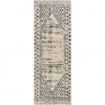 Surya Beni Shag Bsh-2330 Black Rug 2'7" X 7'3"
