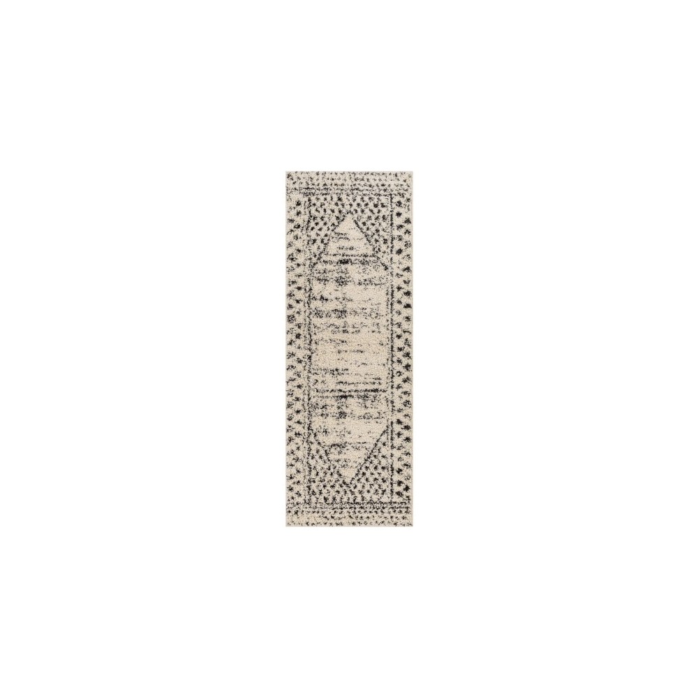 Surya Beni Shag Bsh-2330 Black Rug 2'7" X 7'3" Surya Beni Shag Bsh-2330 Black Rug 2'7" X 7'3"