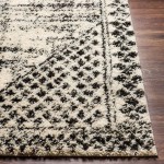 Surya Beni Shag Bsh-2330 Black Rug 2'7" X 7'3"