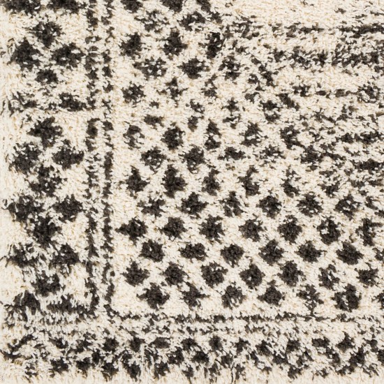 Surya Beni Shag Bsh-2330 Black Rug 2'7" X 7'3"